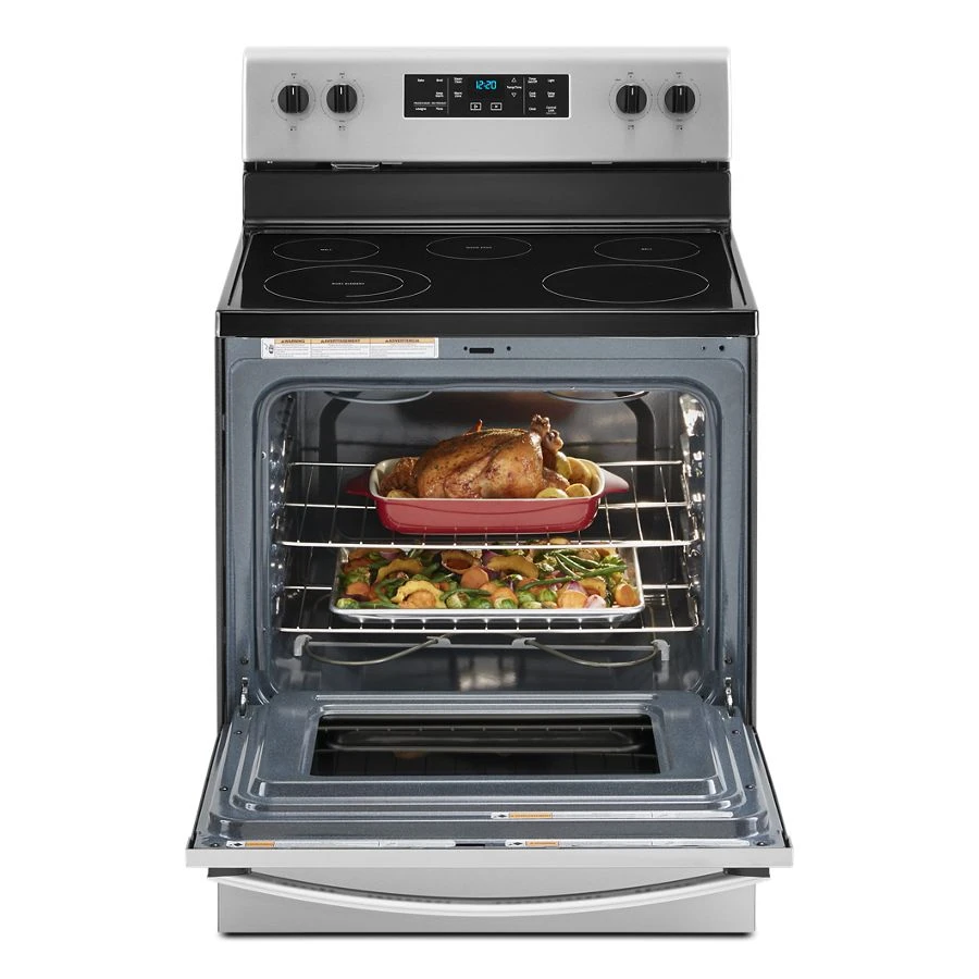 5.3 cu. ft. Whirlpool® electric range with Frozen Bake™ technology WFE505W0JZ