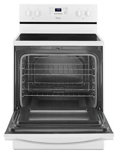 5.3 Cu. Ft. Freestanding Electric Range with Easy Wipe Ceramic Glass Cooktop WFE515S0EW