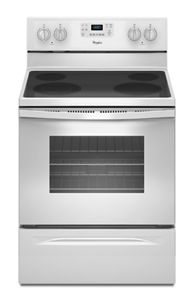 5.3 Cu. Ft. Freestanding Electric Range with Easy Wipe Ceramic Glass Cooktop WFE515S0EW