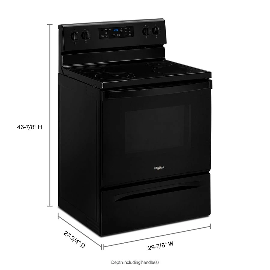 5.3 cu. ft. Electric Range with Frozen Bake™ Technology WFE515S0JB
