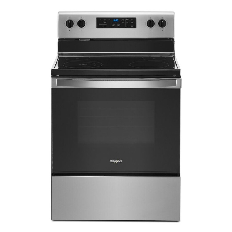 Whirlpool 5.3 cu. ft. Electric Range with Frozen Bake Technology Stainless Steel WFE515S0JS Picture 1