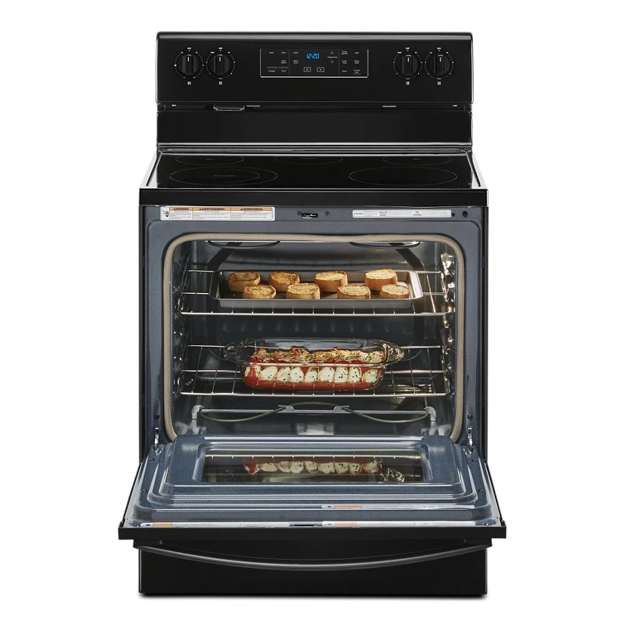 5.3 cu. ft. Whirlpool® electric range with Frozen Bake™ technology WFE525S0JB