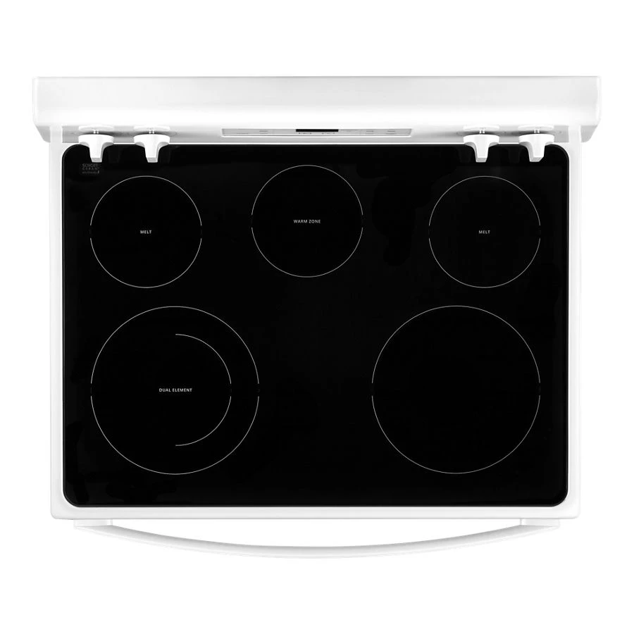 5.3 cu. ft. Whirlpool® electric range with Frozen Bake™ technology WFE525S0JW