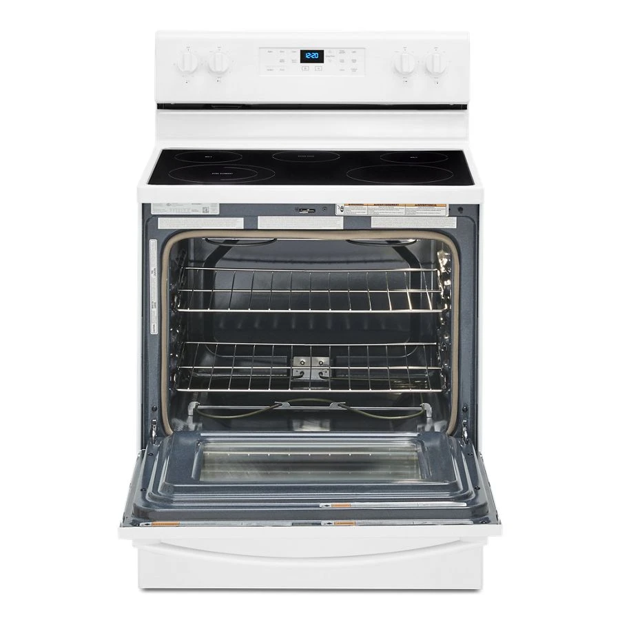 5.3 cu. ft. Whirlpool® electric range with Frozen Bake™ technology WFE525S0JW