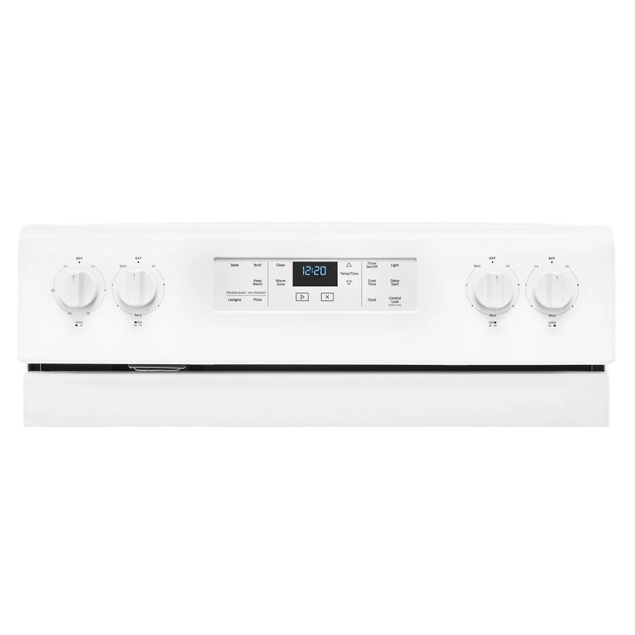 5.3 cu. ft. Whirlpool® electric range with Frozen Bake™ technology WFE525S0JW