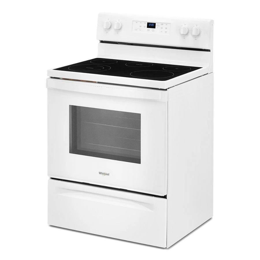 5.3 cu. ft. Whirlpool® electric range with Frozen Bake™ technology WFE525S0JW