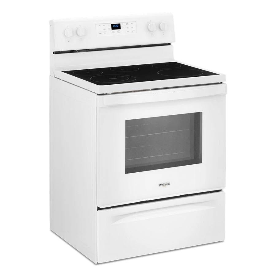 5.3 cu. ft. Whirlpool® electric range with Frozen Bake™ technology WFE525S0JW