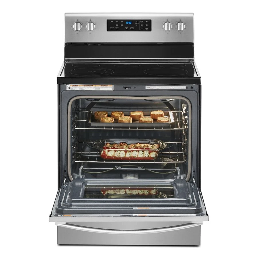 5.3 cu. ft. Whirlpool® electric range with Frozen Bake™ technology WFE525S0JZ