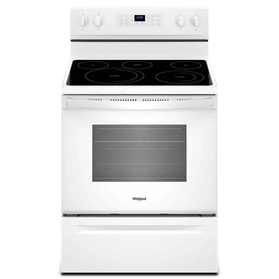 5.3 cu. ft. Whirlpool® electric range with Frozen Bake™ technology WFE550S0HW
