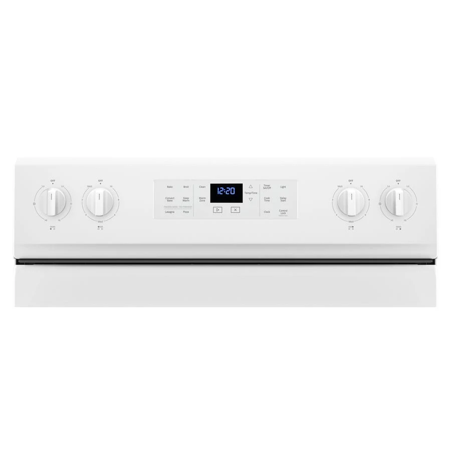 5.3 cu. ft. Whirlpool® electric range with Frozen Bake™ technology WFE550S0HW