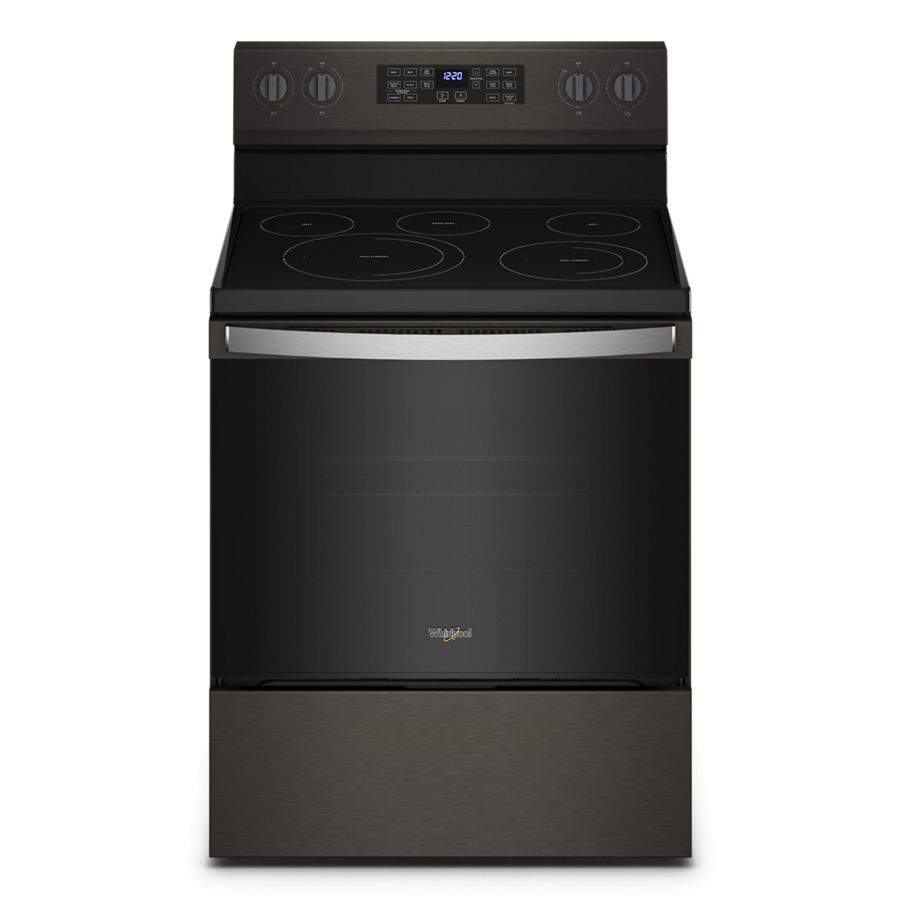 Whirlpool 5.3 Cu. Ft. Whirlpool® Electric 5-in-1 Air Fry Oven Black Stainless WFE550S0LV Picture 1