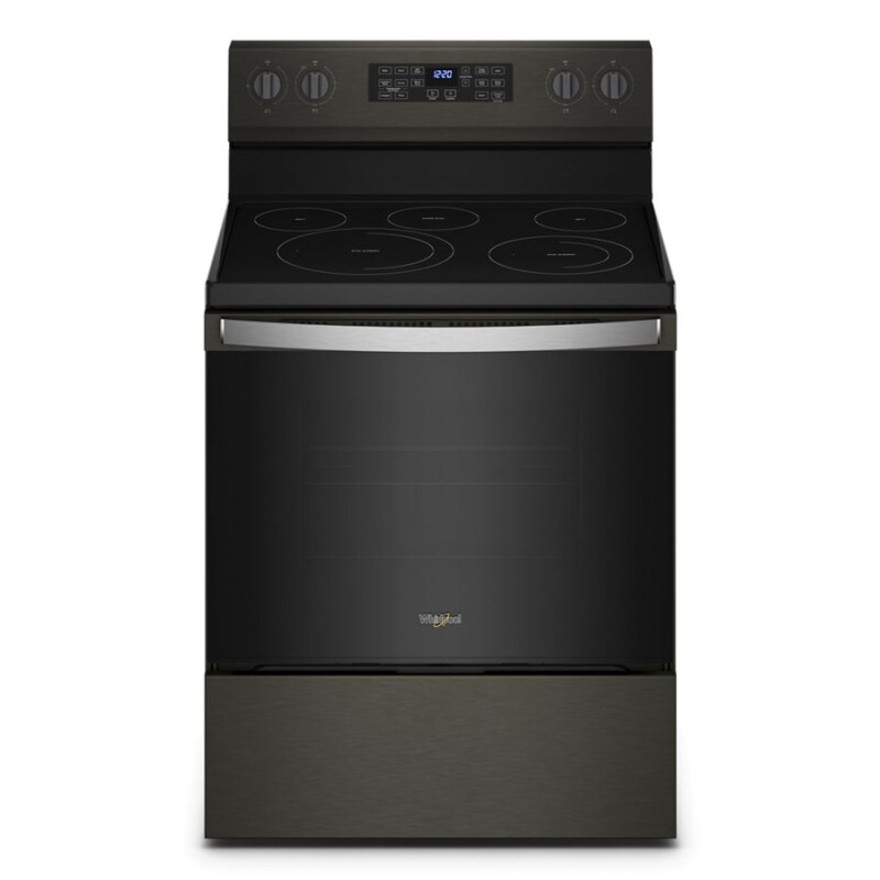 Whirlpool 5.3 Cu. Ft. Whirlpool® Electric 5-in-1 Air Fry Oven Black Stainless WFE550S0LV Picture 1