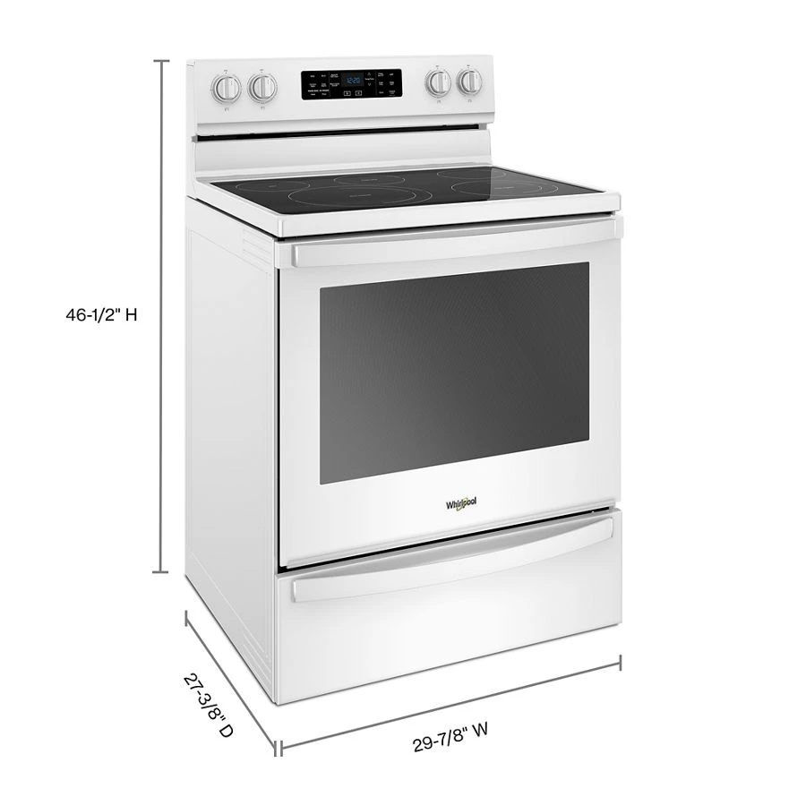 6.4 cu. ft. Freestanding Electric Range with Frozen Bake™ Technology WFE775H0HW