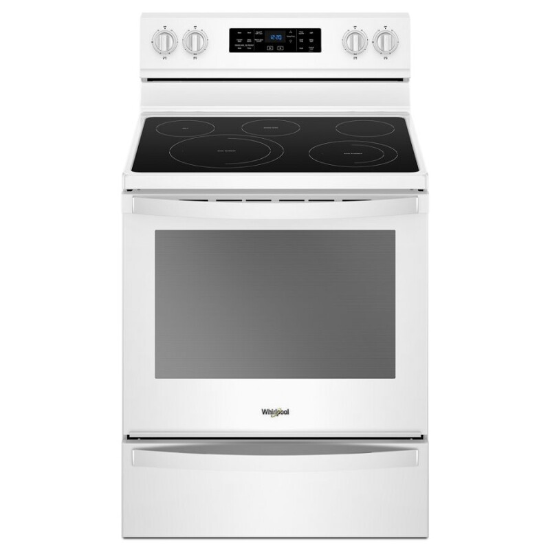 Whirlpool 6.4 cu. ft. Freestanding Electric Range with Frozen Bake™ Technology White WFE775H0HW Picture 1