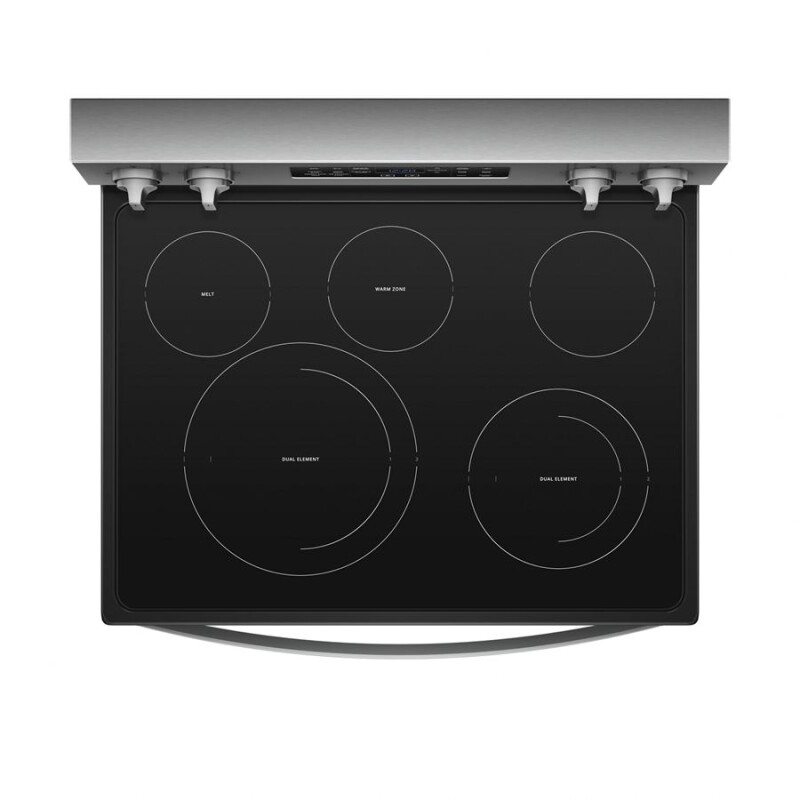 Whirlpool 6.4 cu. ft. Freestanding Electric Range with Frozen Bake Technology Fingerprint Resistant Stainless Steel WFE775H0HZ Picture 1