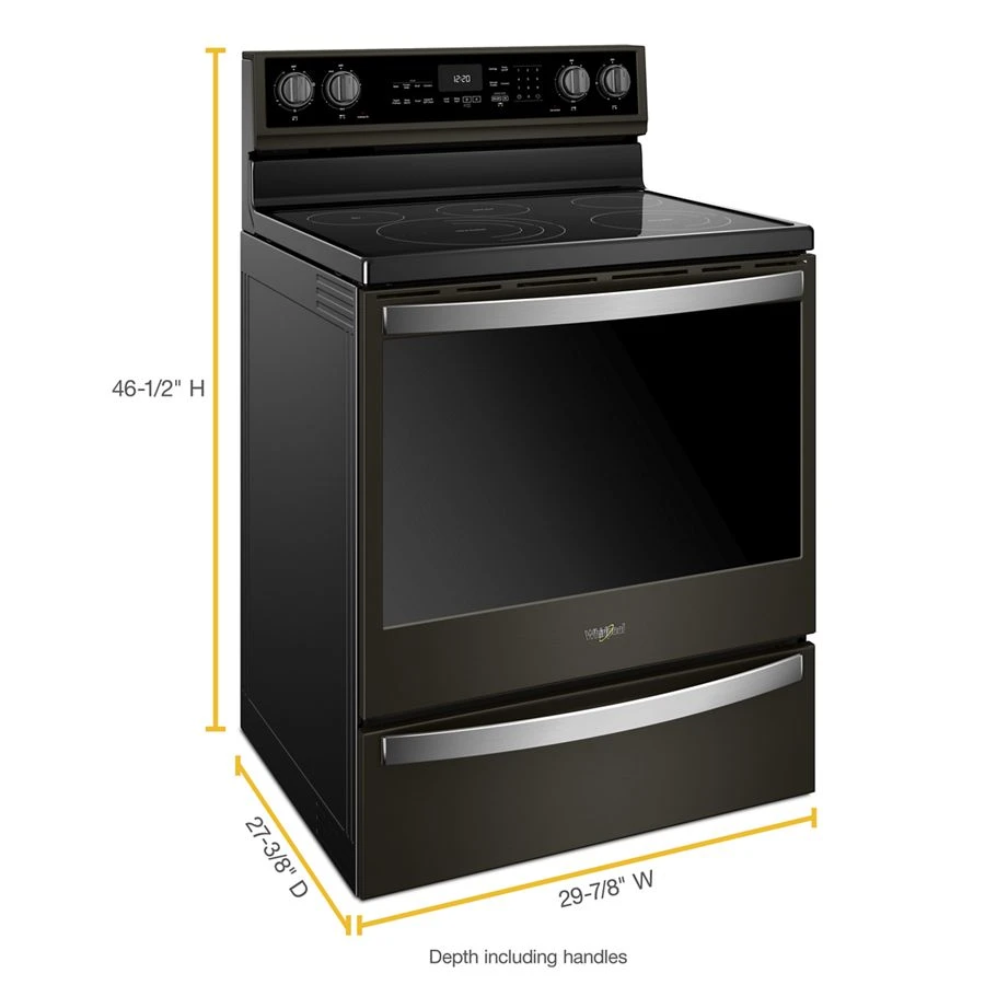 6.4 cu. ft. Smart Freestanding Electric Range with Frozen Bake™ Technology WFE975H0HV