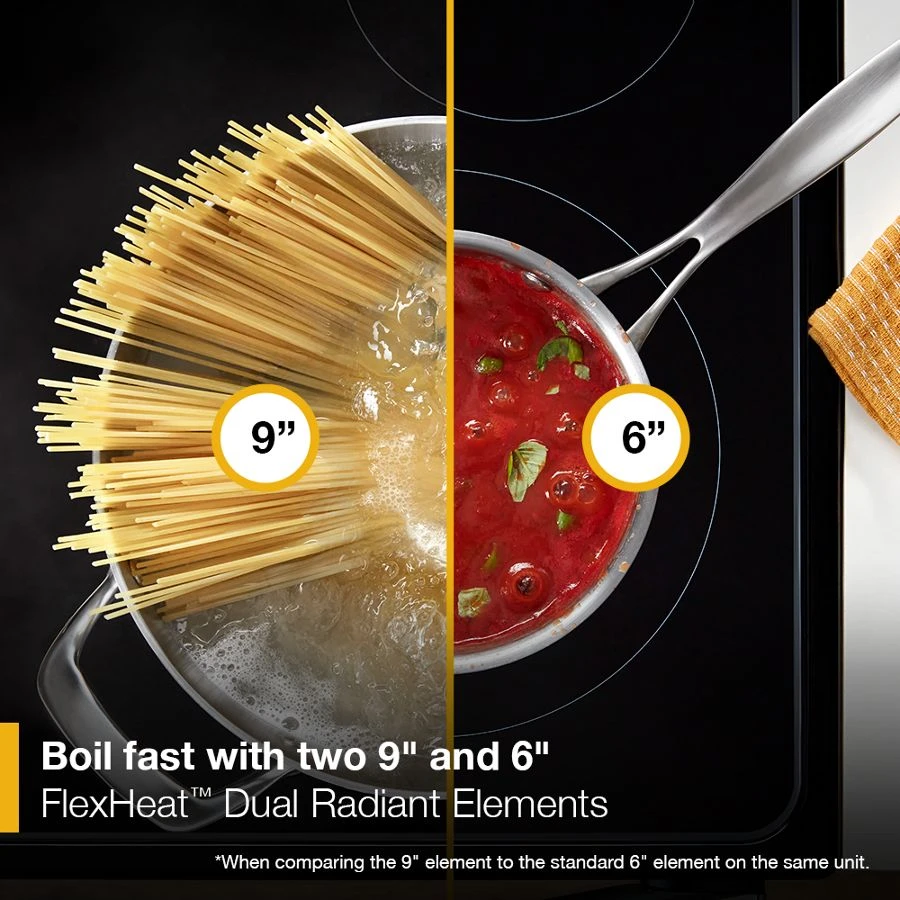 30-inch Electric Range with No Preheat Mode and Steam Clean WFES3330RB