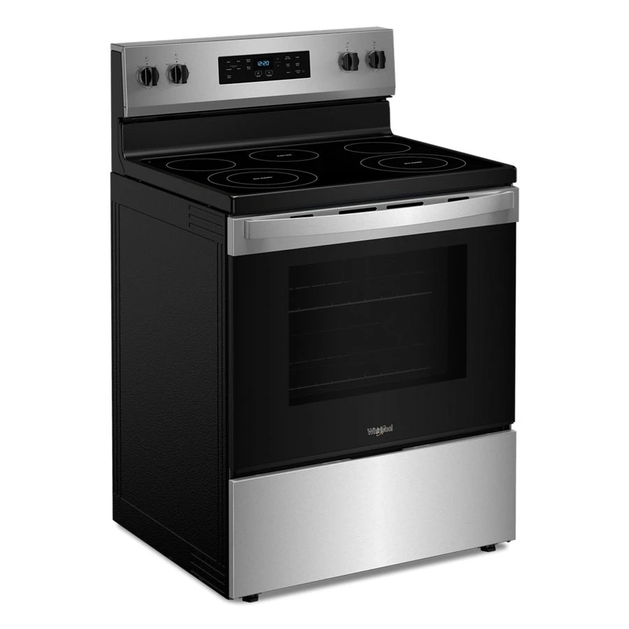 30-inch Electric Range with No Preheat Mode and Steam Clean WFES3330RS