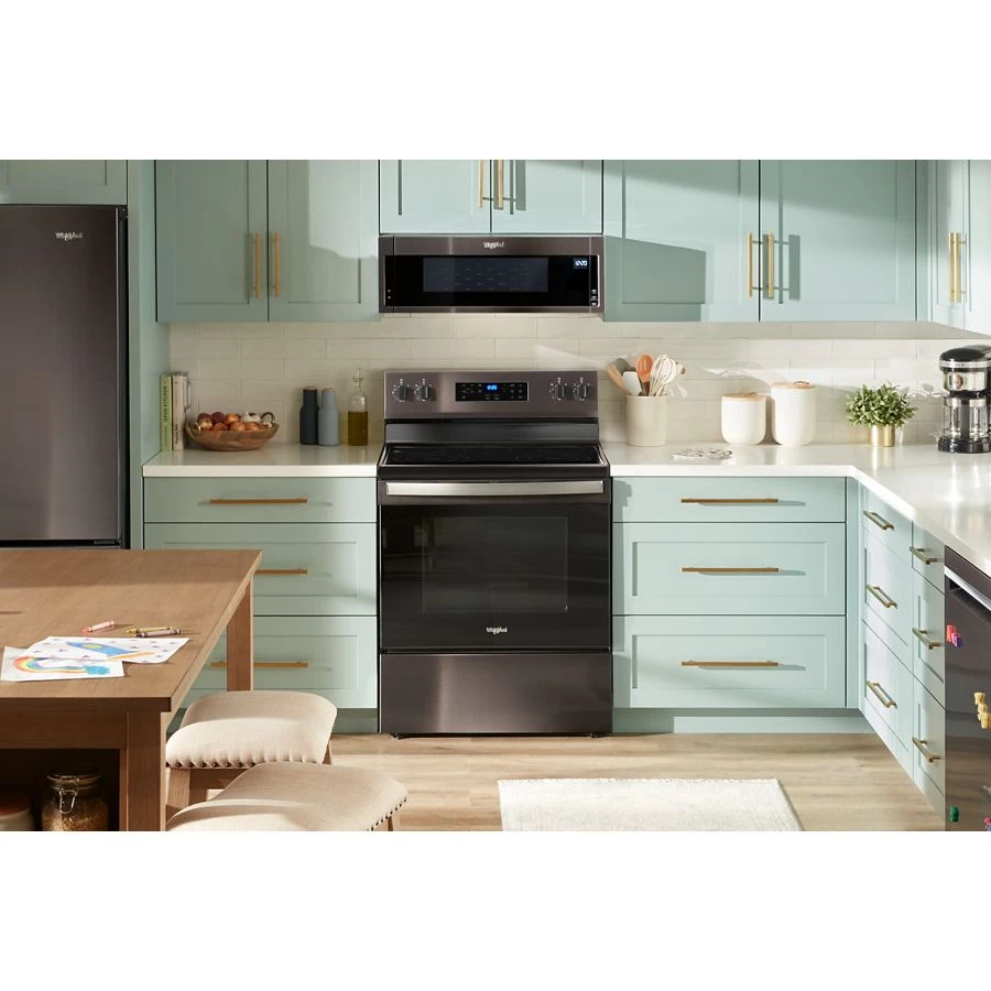 30-inch Electric Range with No Preheat Mode and Steam Clean WFES3330RV