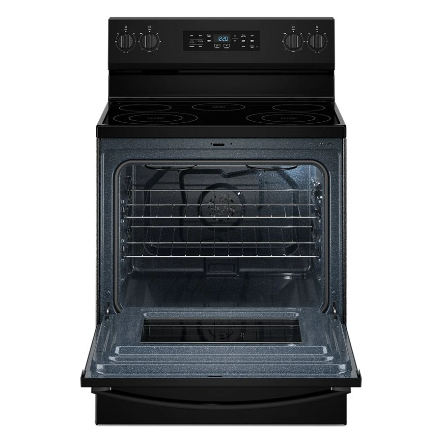 30-inch Electric Range with Air Cooking Technology and Steam Clean WFES4530SB