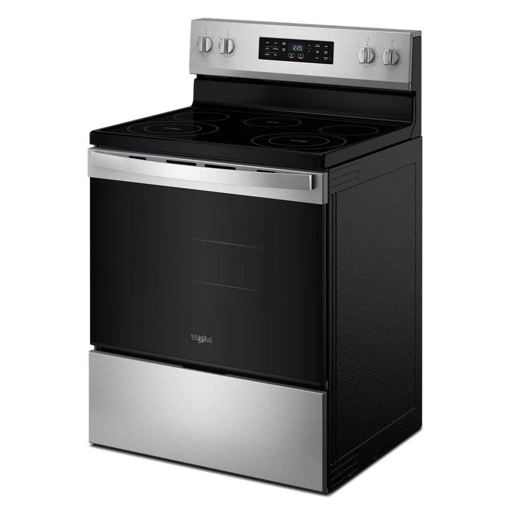 30-inch Electric Range with Air Cooking Technology and Steam Clean WFES4530SS