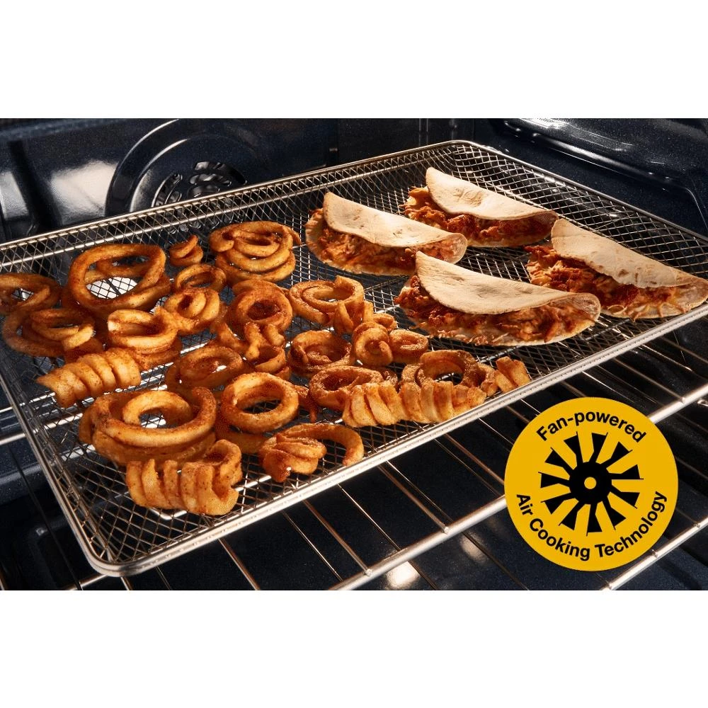 30-inch Electric Range with Air Cooking Technology and Steam Clean WFES4530SS
