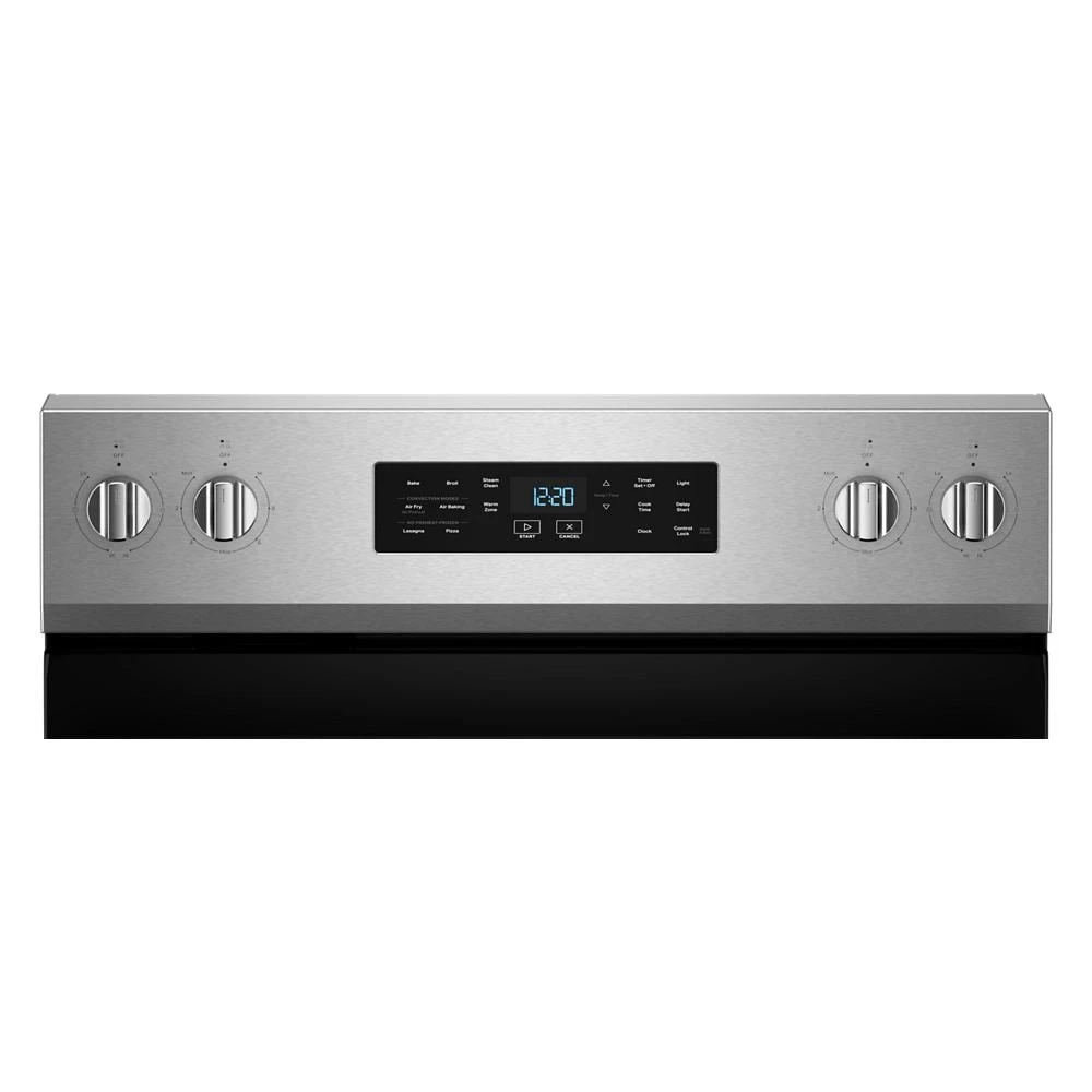 30-inch Electric Range with Air Cooking Technology and Steam Clean WFES4530SS
