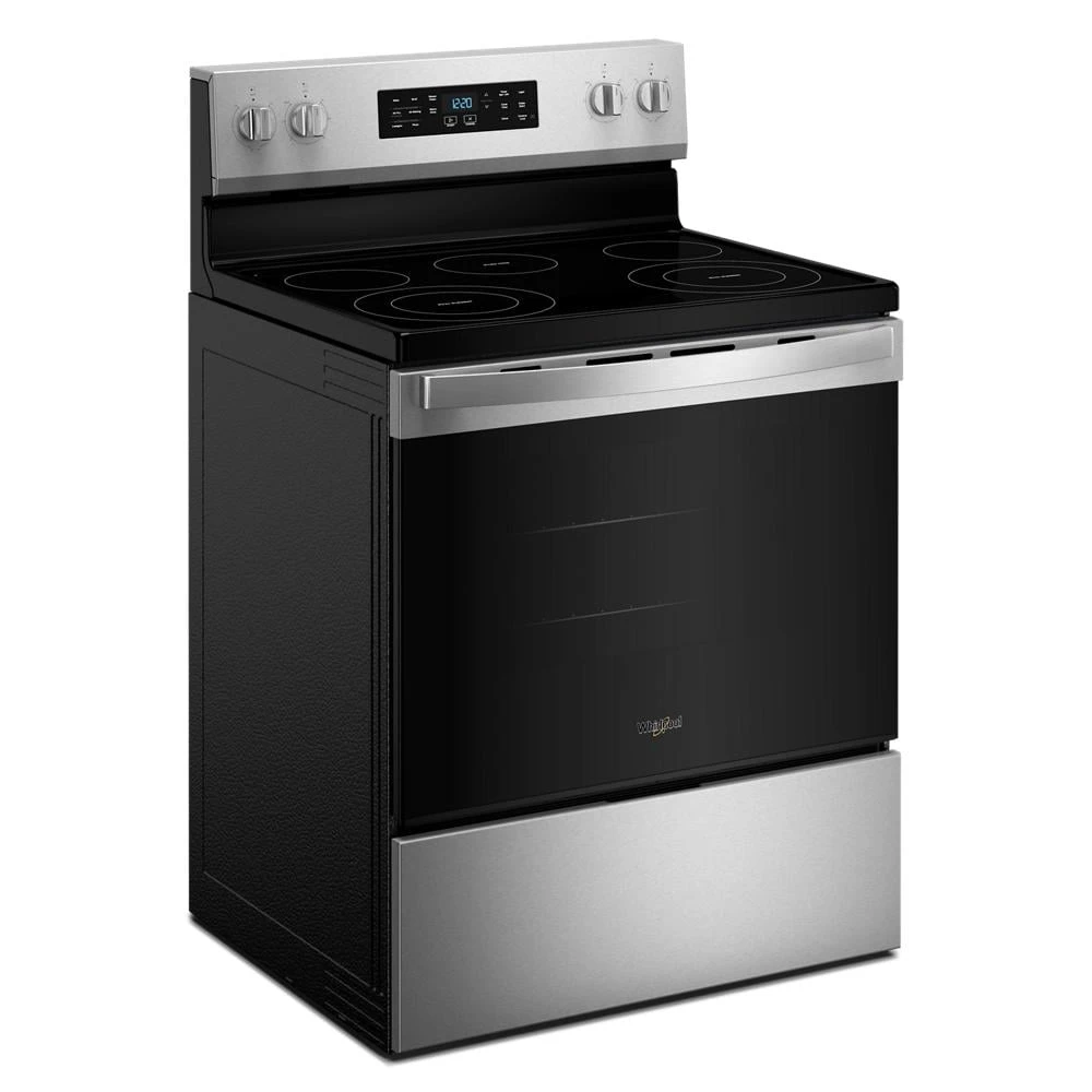 30-inch Electric Range with Air Cooking Technology and Steam Clean WFES4530SS