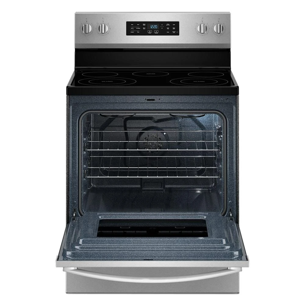 30-inch Electric Range with Air Cooking Technology and Steam Clean WFES4530SS