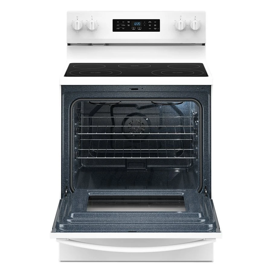 30-inch Electric Range with Air Cooking Technology and Steam Clean WFES4530SW