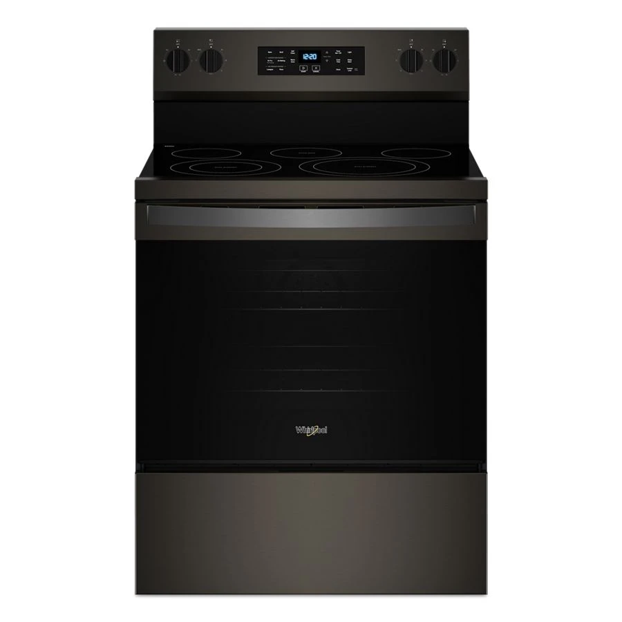 30-inch Energy Star Electric Range with Air Cooking Technology, No Preheat Air Fry and Air Baking and Self Clean WFES5030RW
