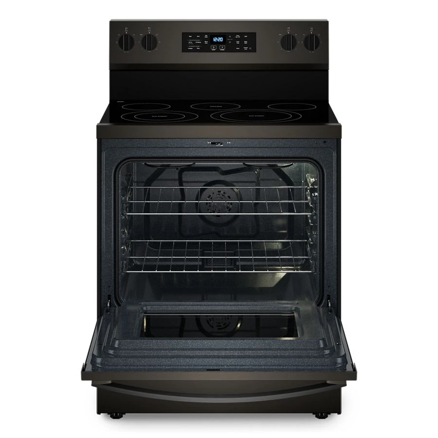 30-inch Energy Star Electric Range with Air Cooking Technology, No Preheat Air Fry and Air Baking and Self Clean WFES5030RV