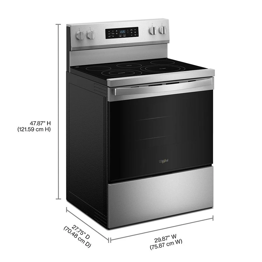 30-inch Electric Range with Air Cooking Technology WFES5730SZ