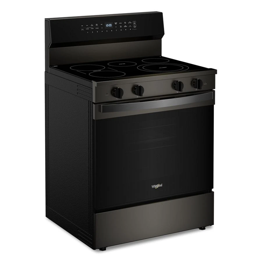 30-inch Electric Smart Range with Air Cooking Technology, No Preheat Air Fry, High Speed Preheat Oven, WipeClean™ Coating, and Steam/Self Clean WFES7530RV