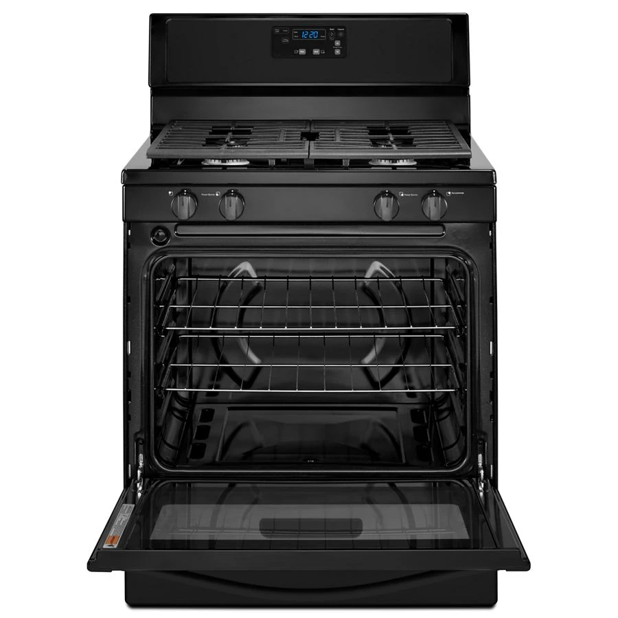 Whirlpool® 5.1 Cu. Ft. Freestanding 4-Burner Gas Stove WFG320M0BB