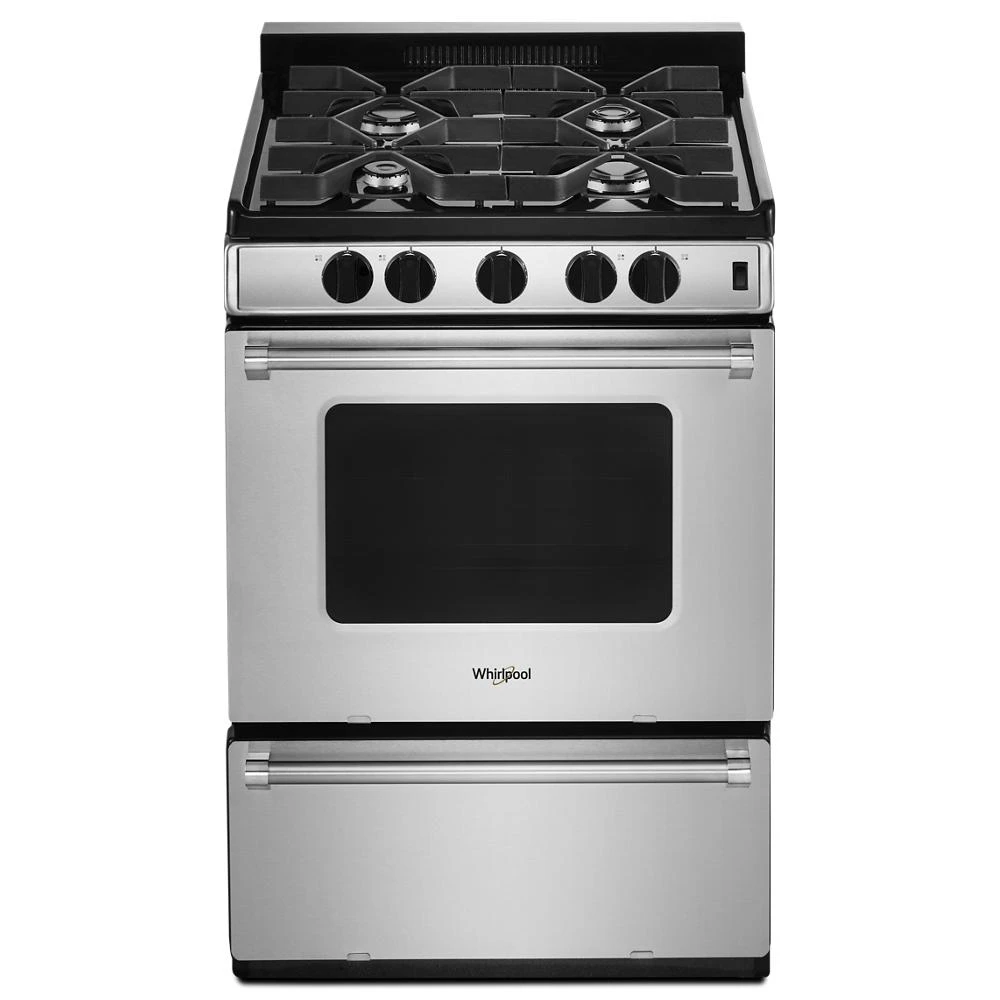 24-inch Freestanding Gas Range with Sealed Burners WFG500M4HS