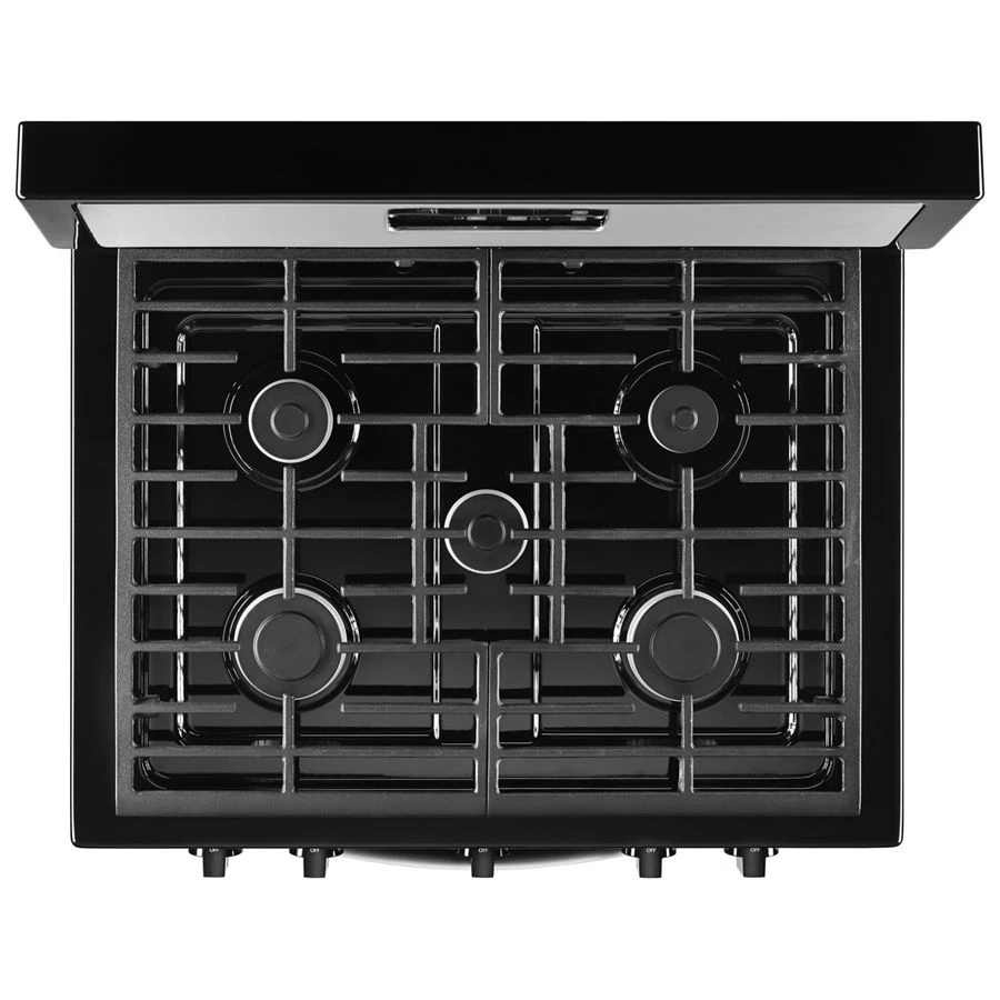 Whirlpool® 5.1 Cu. Ft. Freestanding 5-Burner Gas Stove WFG505M0BS