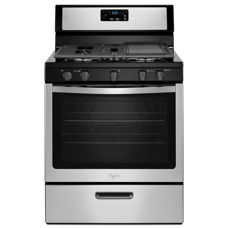 Whirlpool Whirlpool® 5.1 Cu. Ft. Freestanding 5-Burner Gas Stove Stainless Steel WFG505M0BS Picture 1