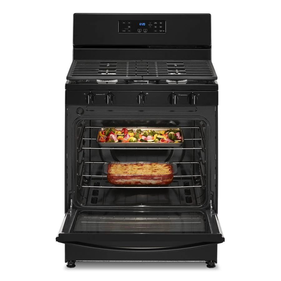 5.1 Cu. Ft. Freestanding Gas Range with Edge to Edge Cooktop WFG505M0MB