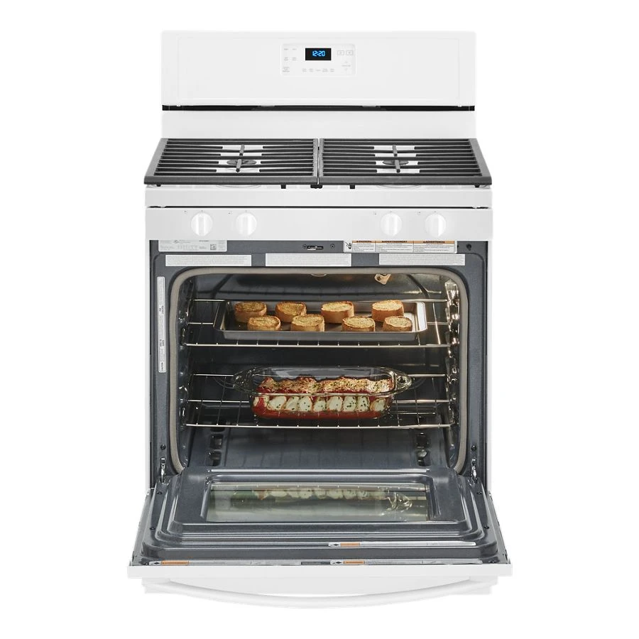 5.0 cu. ft. Whirlpool® gas range with SpeedHeat™ burner WFG515S0JW