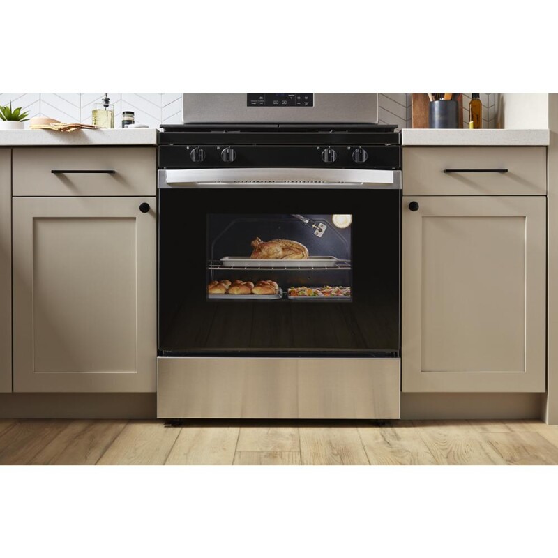 Whirlpool 5.0 Cu. Ft. Freestanding Gas Range with Storage Drawer Black WFG515S0MB Picture 1