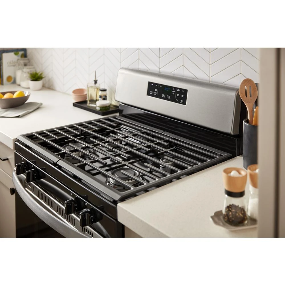 5.0 Cu. Ft. Freestanding Gas Range with Storage Drawer WFG515S0MS