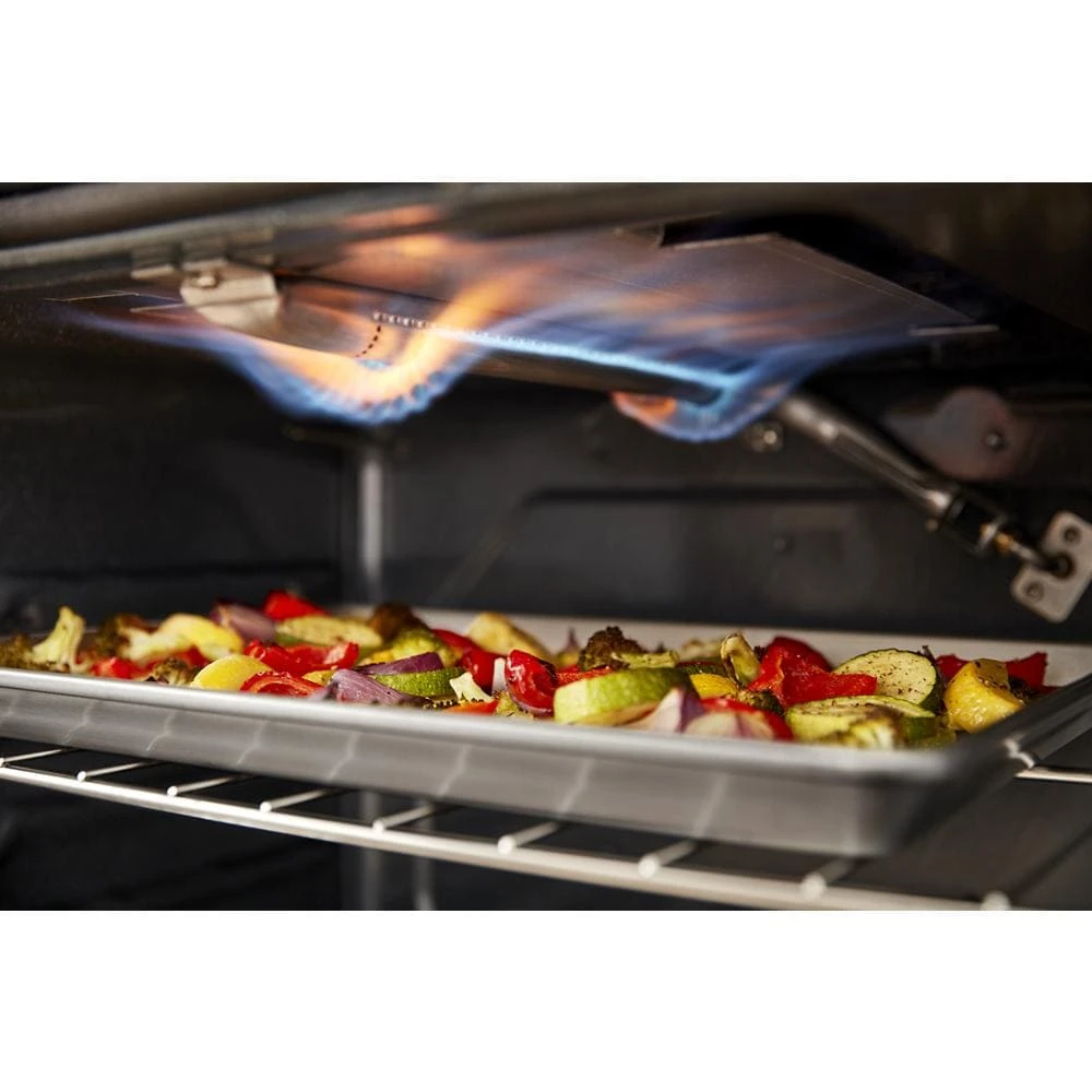 5.0 Cu. Ft. Freestanding Gas Range with Storage Drawer WFG515S0MS