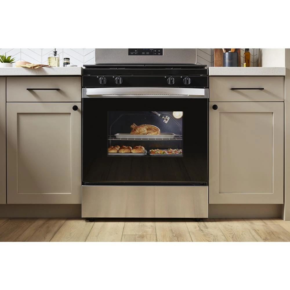 5.0 Cu. Ft. Freestanding Gas Range with Storage Drawer WFG515S0MS