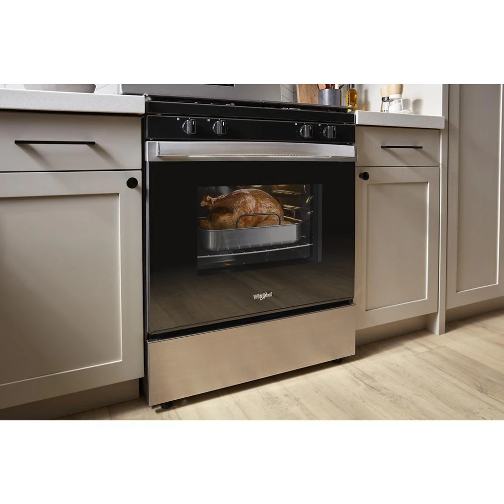 5.0 Cu. Ft. Freestanding Gas Range with Storage Drawer WFG515S0MS
