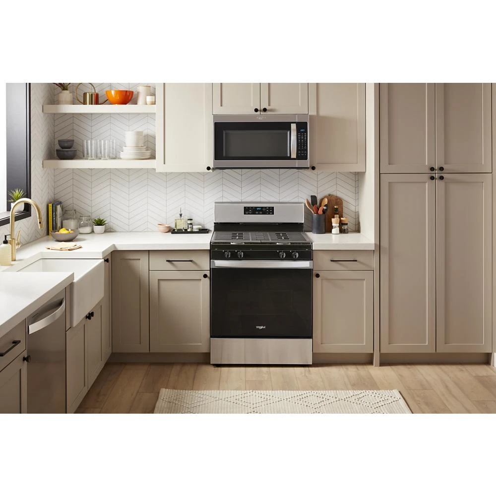 5.0 Cu. Ft. Freestanding Gas Range with Storage Drawer WFG515S0MS
