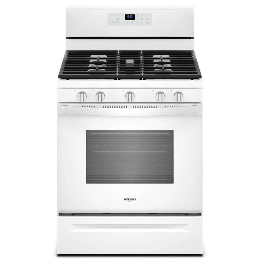5.0 cu. ft. Freestanding Gas Range with Center Oval Burner WFG525S0HW