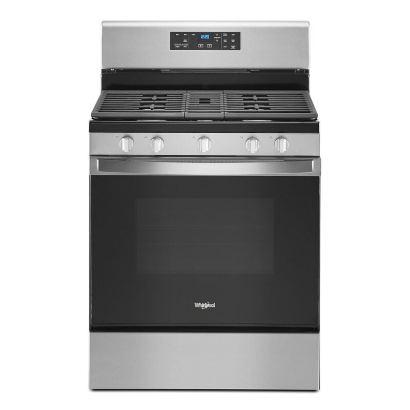 Whirlpool 5.0 cu. ft. Gas Range with Center Oval Burner Stainless Steel WFG525S0JS Picture 1