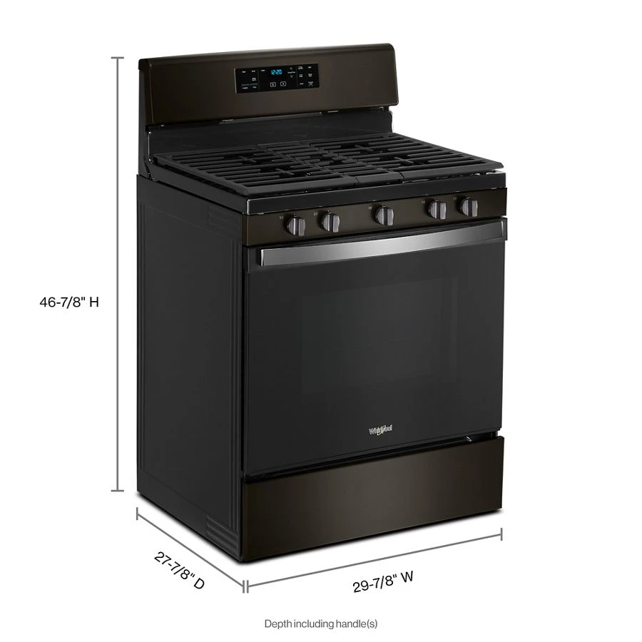 5.0 Cu. Ft. Gas Range With Center Oval Burner WFG525S0JV