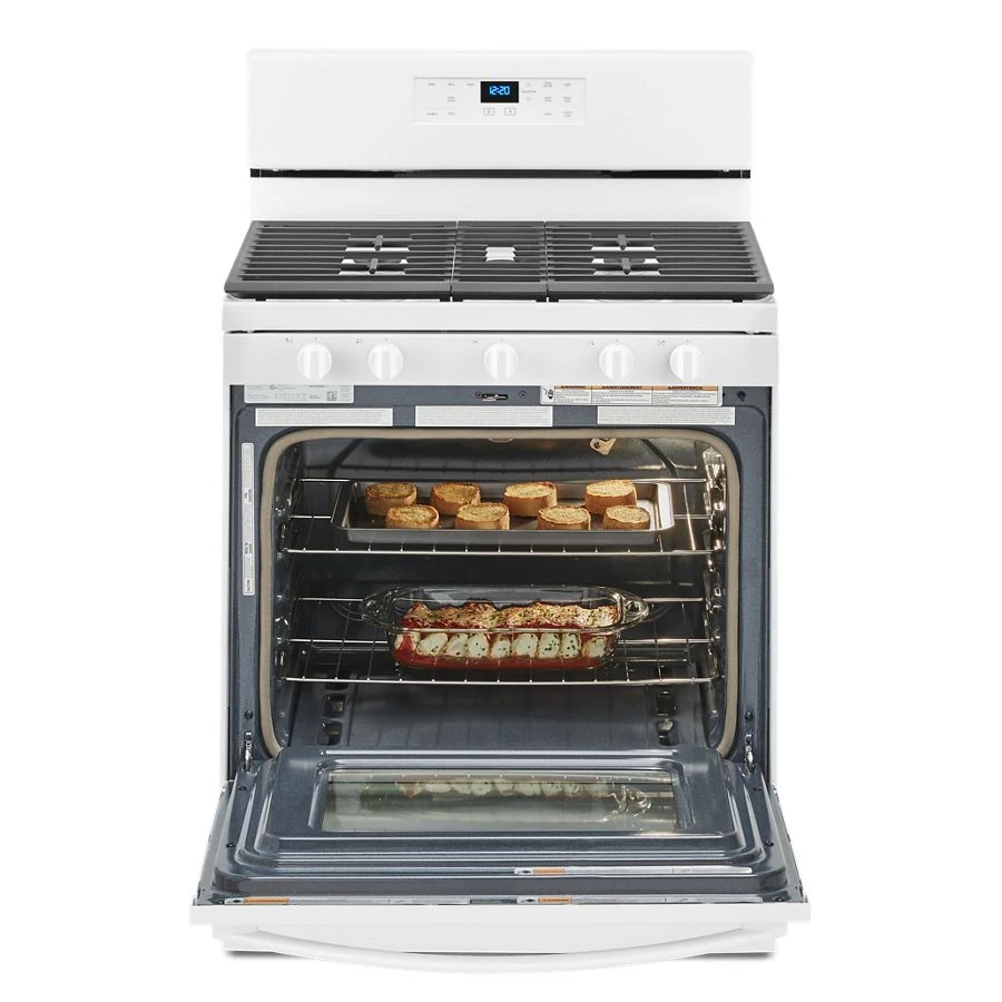 5.0 cu. ft. Gas Range with Center Oval Burner WFG525S0JW